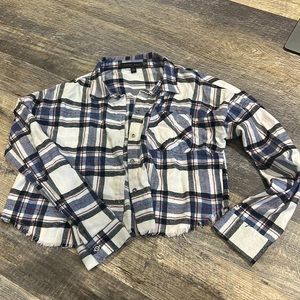 Cute distressed flannel